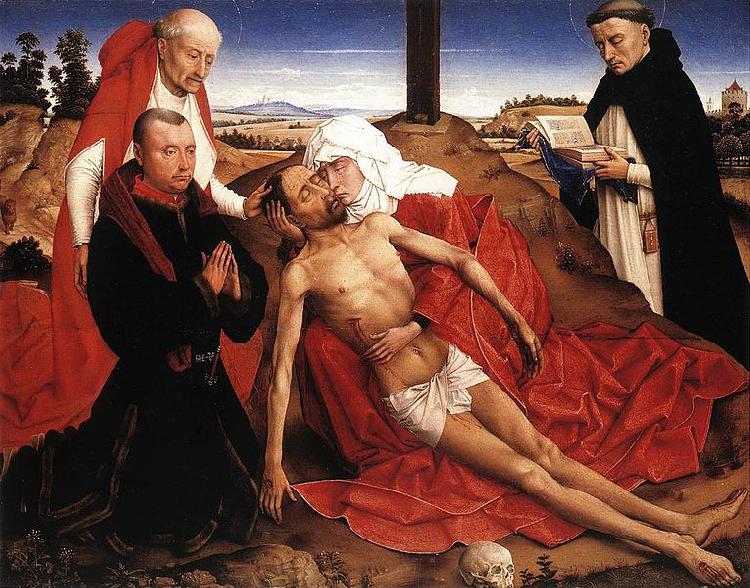 WEYDEN, Rogier van der Pieta oil painting image